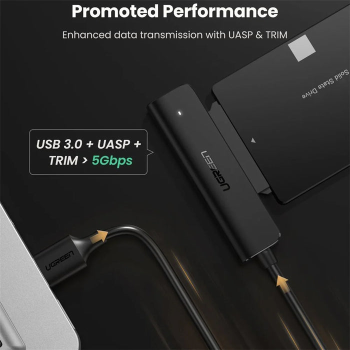 UGREEN USB 3.0 SATA Cable USB to SATA Adapter Converter for 2.5 inch External Hard Drive HDD SSD Disk - 2
