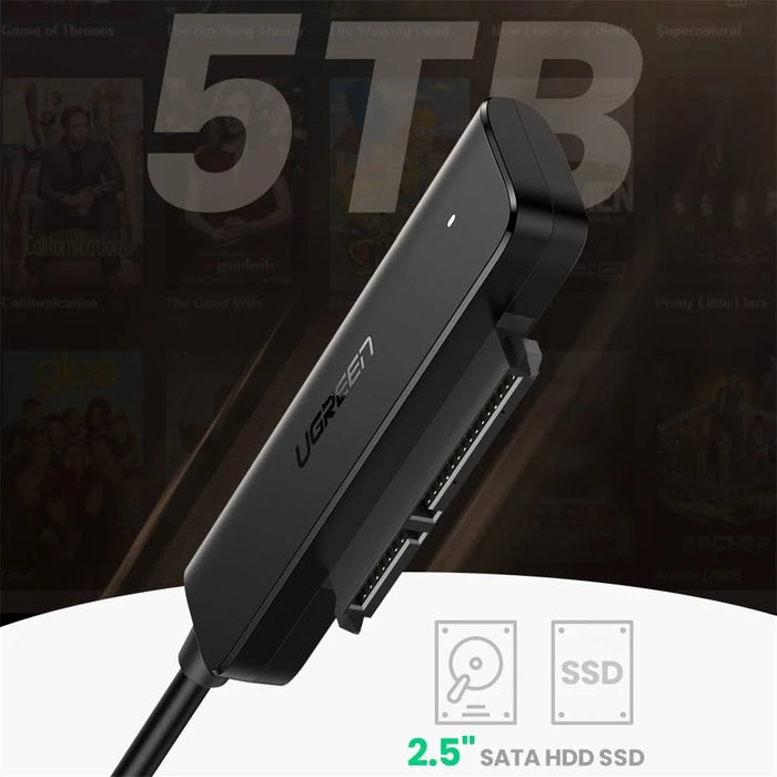 UGREEN USB 3.0 SATA Cable USB to SATA Adapter Converter for 2.5 inch External Hard Drive HDD SSD Disk - 3