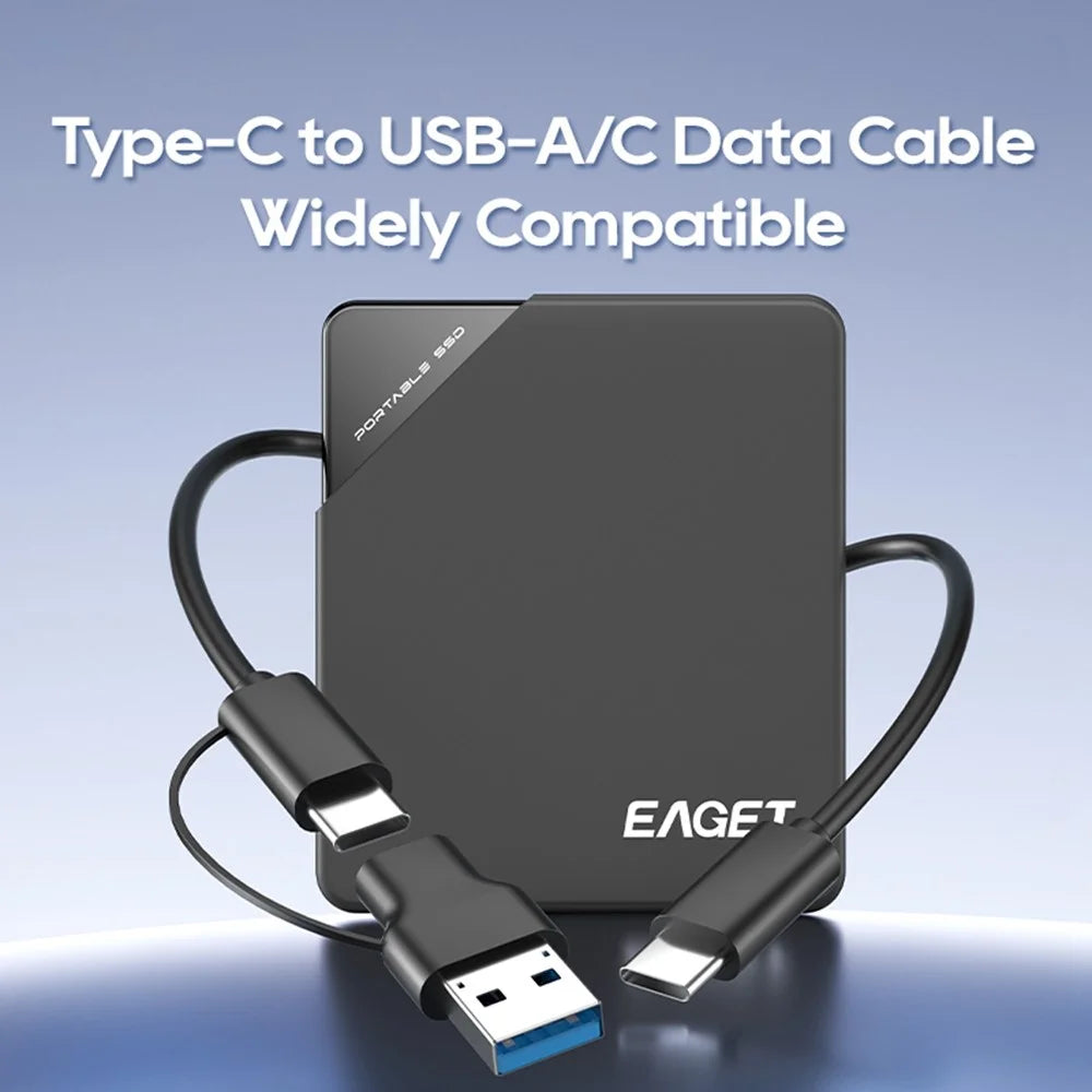EAGET ET-M9 240GB Portable SSD 5Gbps Type C External Solid State Drive for Windows  /  Mac  /  Linux - 6