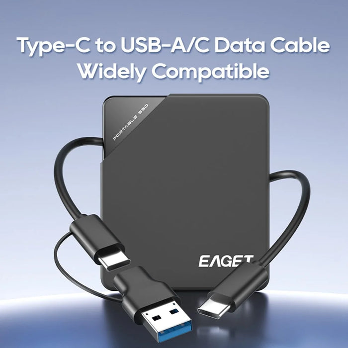 EAGET ET-M9 1TB Portable SSD 5Gbps Type C External Solid State Drive for Windows  /  Mac  /  Linux - 6