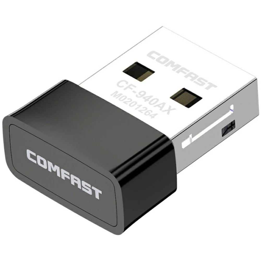 COMFAST CF-940AX 300Mbps 2.4GHz WiFi6 Mini Wireless Network Adapter USB WiFi Dongle - 1