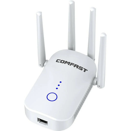 COMFAST CF-WR758AC Dual Band 1200M WiFi Repeater Signal Booster Range Extender - EU Plug - 1