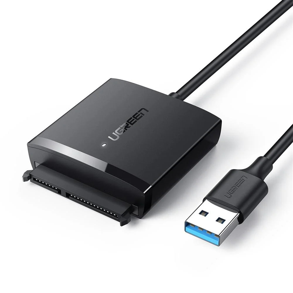 UGREEN USB 3.0 to SATA Hard Drive Adapter with UASP SATA III to USB Converter for 2.5 inch 3.5 inch Hard Drives Disk - 1