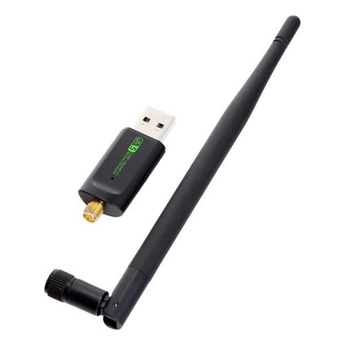 Bluetooth-compatible WiFi Adapter USB Antenna Dongle Ethernet 600Mbps Dual Band Wireless Network Card - 1