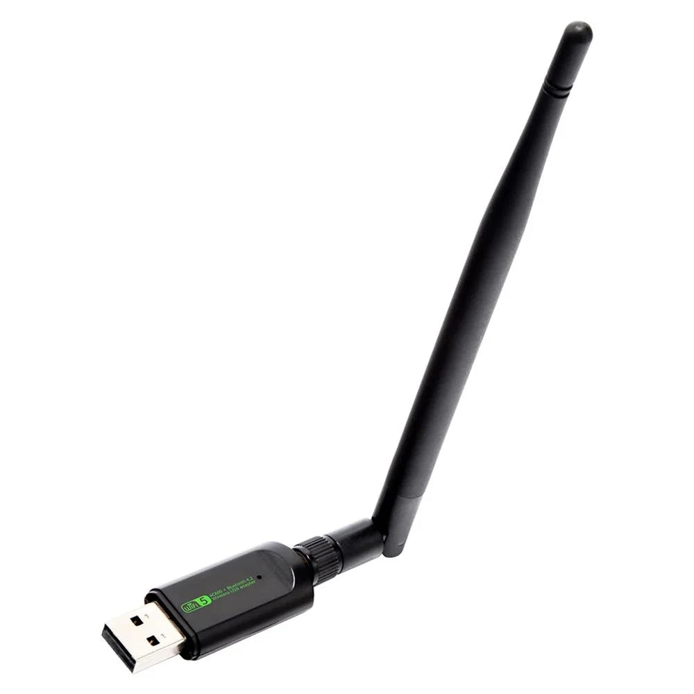 Bluetooth-compatible WiFi Adapter USB Antenna Dongle Ethernet 600Mbps Dual Band Wireless Network Card - 7