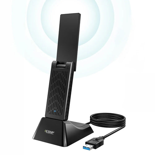 EDUP EP-AC1675 1900Mbps USB 3.0 WiFi Adapter Dual Band 2.4Ghz/5Ghz Long Range WiFi Receiver Antenna for Laptop Desktop PC - 1