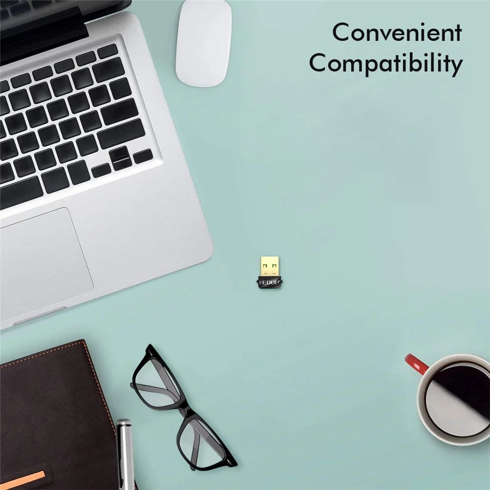 EDUP EP-AC1651 WiFi Dongle 650Mbps 5G/2.4GHz Dual Band Wireless Network Card USB LAN Adapter for PC Laptop - 6