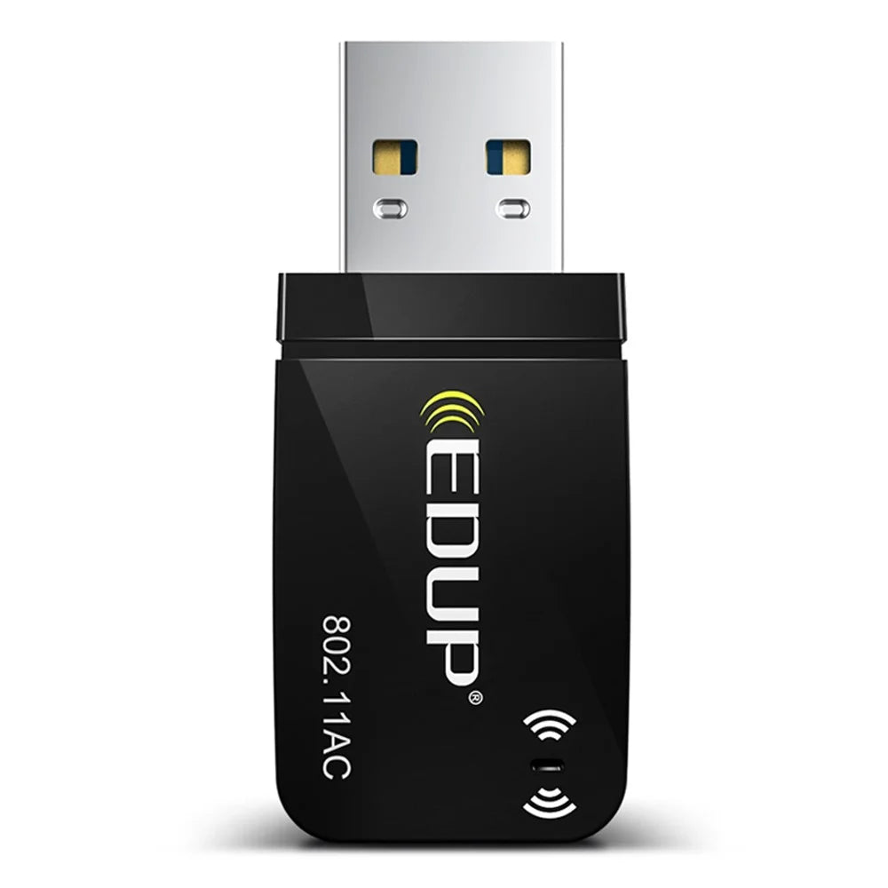 EDUP EP-AC1689 1300Mbps Mini USB3.0 WiFi Adapter Network Card USB Dual Band 5.8G/2.4GHz Wireless Adapter for Desktop PC Laptop - 1