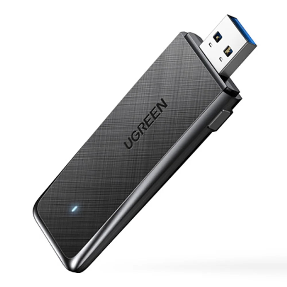 UGREEN CM492 USB3.0 WLAN Adapter 1300Mbps Dual Band 5.8Ghz and 2.4GHz Wireless WiFi Adapter Compatible with PCs/Laptops - 1