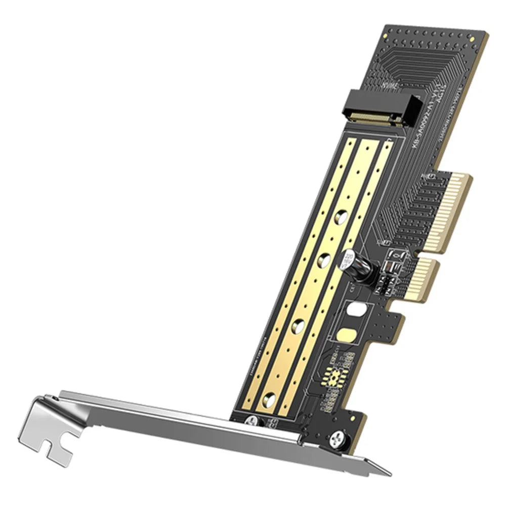 UGREEN 70503 PCIe to M2 Adapter M.2 NVMe PCI Express Adapter 32Gbps PCI-E Card x4/8/16 M&B Key SSD Computer M.2NME to PCIe 3.0 Expansion Card - 1