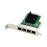 4 RJ45 Ports Gigabit Network Card PCI-E X1 Interface Ethernet LAN Adapter Card RTL8111F PCI-E Controller - 5