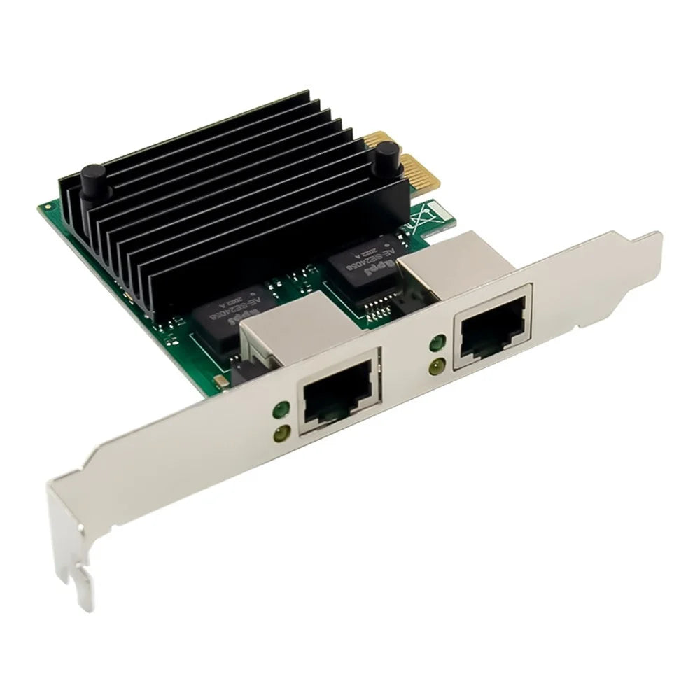 RTL8125 PCI-E X1 2.5G High Speed Dual RJ45 Ports LAN Adapter Network Card E-sports Ethernet Controller - 1