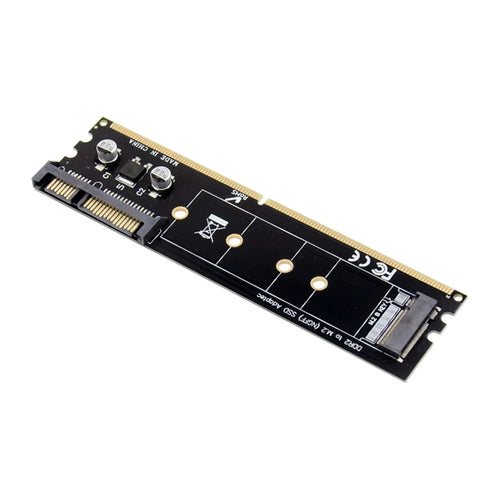 2280 DDR2 to M.2 Hard Drive NGFF Adapter HDD SSD Solid State Memory Expansion Card - 1