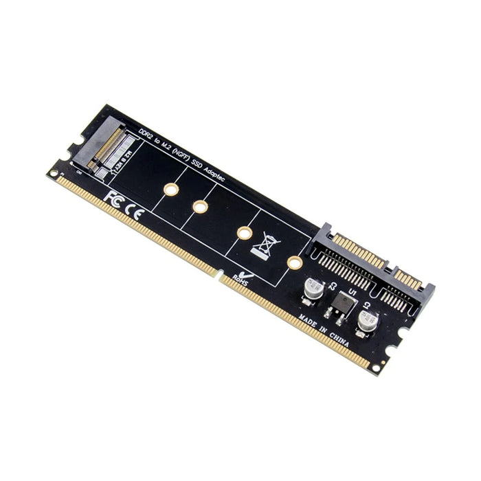 2280 DDR2 to M.2 Hard Drive NGFF Adapter HDD SSD Solid State Memory Expansion Card - 3