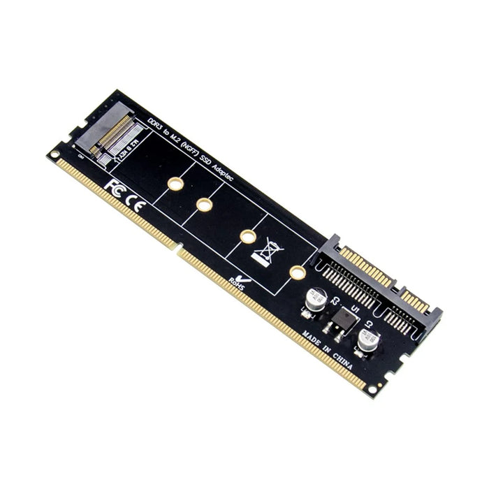 2280 DDR3 to M.2 Hard Drive NGFF Expansion Board Adapter Card SSD Solid State Memory Expansion Card - 5