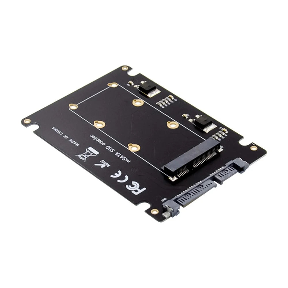 2.5 inch SSD Card SATA to mSATA SSD Solid State Drive Conversion Expansion Adapter Card - 1