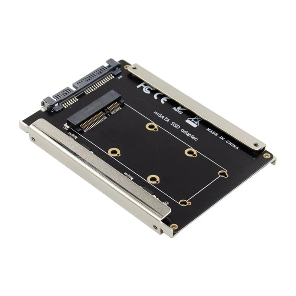 2.5 inch SSD Card SATA to mSATA SSD Solid State Drive Conversion Expansion Adapter Card - 4