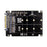 U.2 to M.2 NVMe SSD Adapter Solid State Drive Expansion Card M.2 B+M Conversion Card 2280 - 2