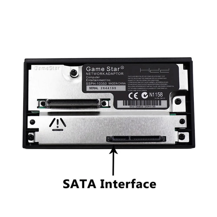 GAMESTAR PS2 IDE Network Card SATA Interface Hard Drive Adapter Universal Parallel Port PS2 Network Card Compatible with 2.5 / 3.5-inch SATA HDD, SSD - 4