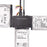 USB3.0 Hard Drive Adapter USB3.0 to SATA / IDE Converter with Power Switch Multifunctional Easy Drive Cable - UK Plug - 6
