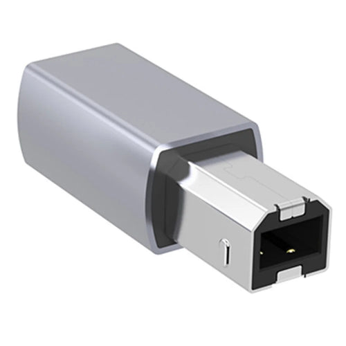 JUNSUNMAY 1Pc Type-C Female to USB 2.0 B Aluminum Alloy Converter for Electric Piano / Printer / Camera - 1