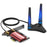 WAVLINK WS-WN675X2-B Bluetooth-Compatible 5.2 WiFi 6E AX3000 Pcie WiFi Network Card 3000Mbps Tri-Band Wireless Adapter for PC Computer - 2