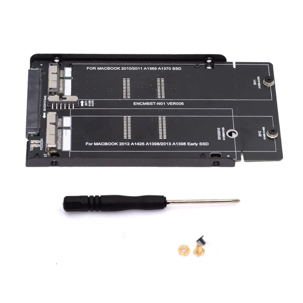 SA-072 2.5inch SATA 22Pin for Mac Air Pro Retina 2010 2011 2012 SSD 12+6Pin 17+7Pin A1425 A1398 MC975 MC976 Case Enclosure - 2