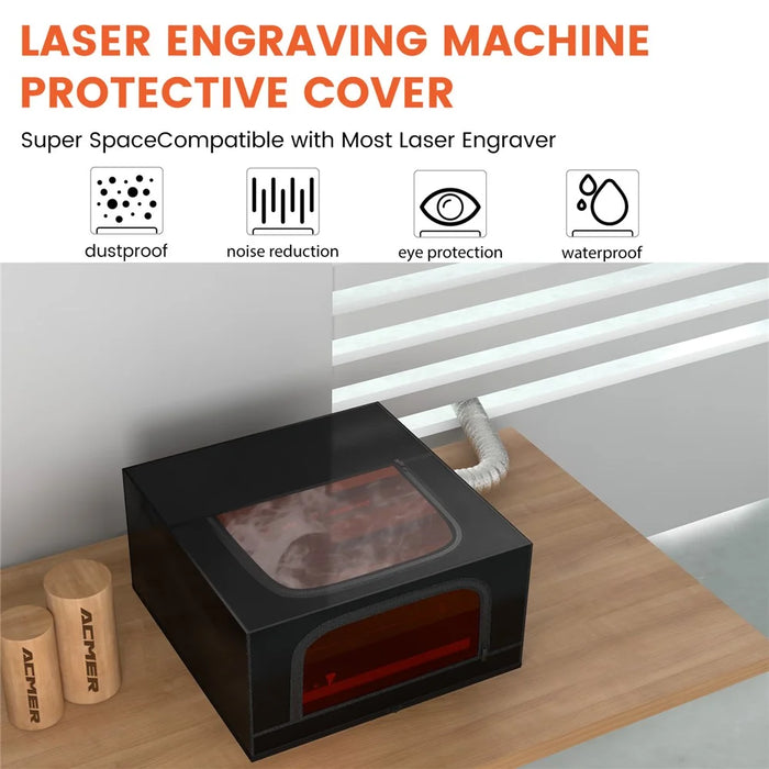 ACMER R10 Laser Engraver Enclosure Laser Cutting Machine Protective Cover - 2