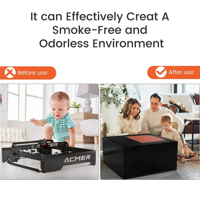 ACMER R10 Laser Engraver Enclosure Laser Cutting Machine Protective Cover - 6