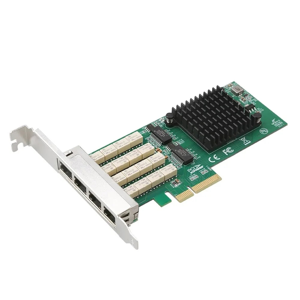 TXA103 PCI-E 4X 1G 4-Port Gigabit Bypass Power-Off Pass-Through Ethernet Adapter I350 Server Network Card - 1