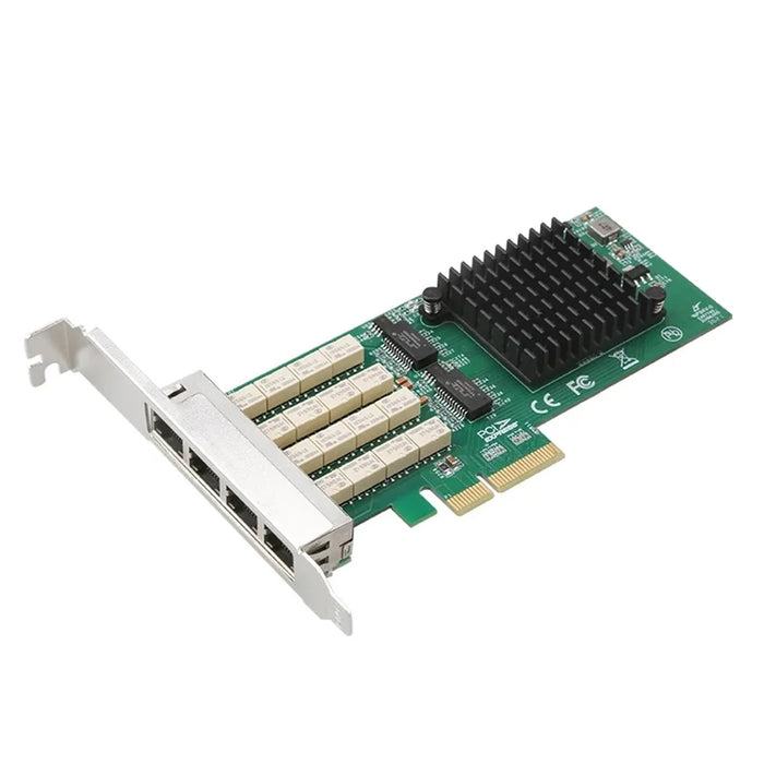 TXA103 PCI-E 4X 1G 4-Port Gigabit Bypass Power-Off Pass-Through Ethernet Adapter I350 Server Network Card - 1