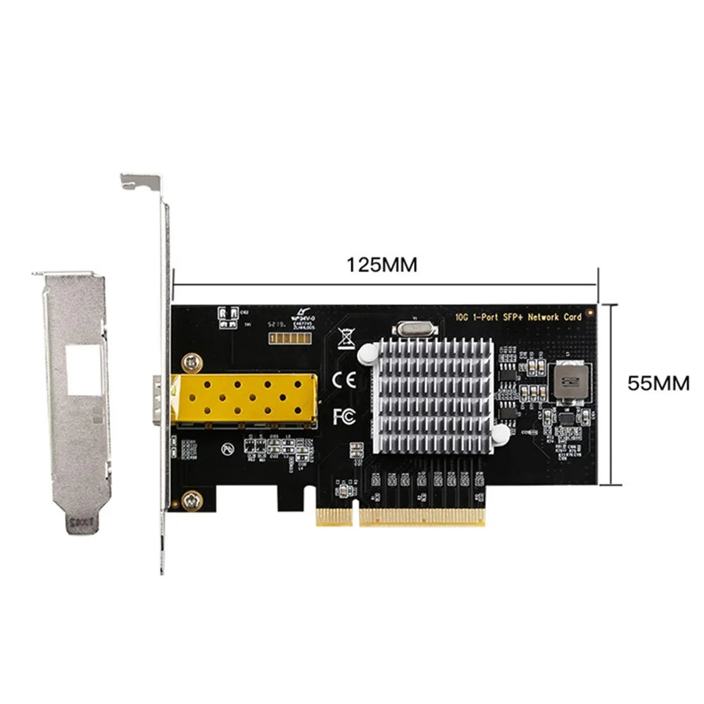 TXA078 PCI-E 1G Single-Port 10 / 100 / 1000 / 10000Mbps Ethernet Adapter SFP+ 82599 Server Network Card - 6