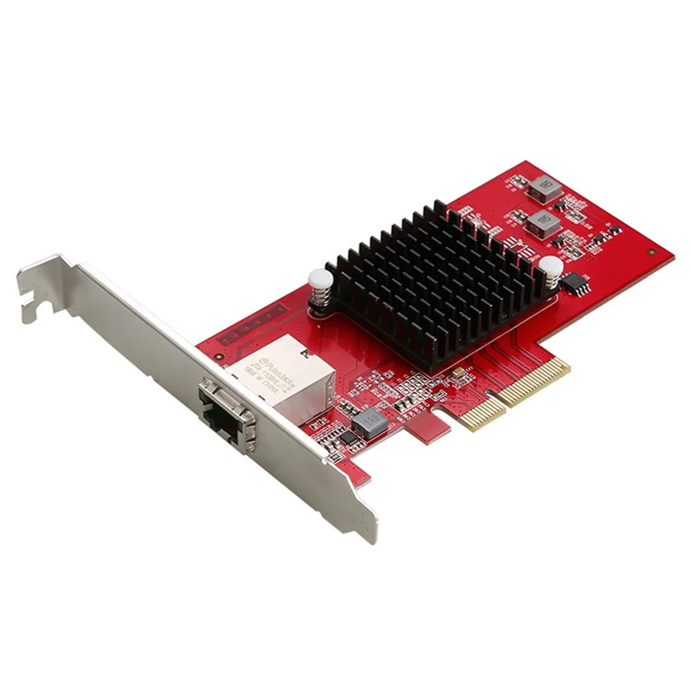 TXA074 AQC107 Desktop Computer RJ45 Port Network Card 10G PCI-E X4 Network Card - 1