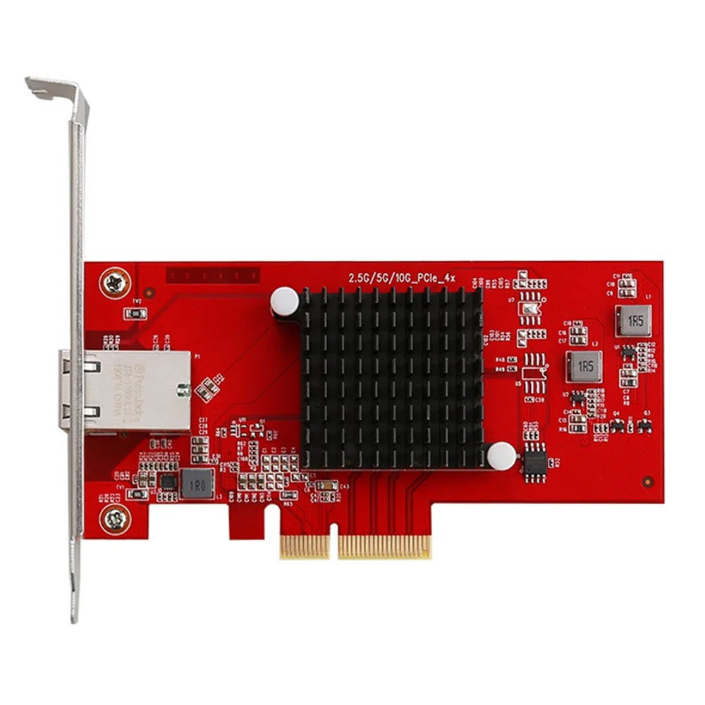 TXA074 AQC107 Desktop Computer RJ45 Port Network Card 10G PCI-E X4 Network Card - 7