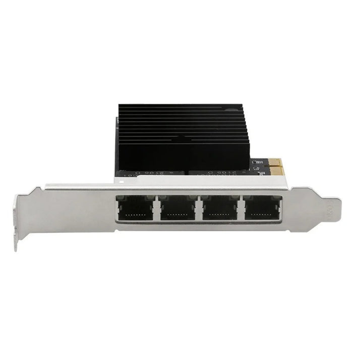 TXA198 LAN Card Intel 82571 Chip PCIe1X 1G Four Port RJ45 Gigabit Network Card - 7
