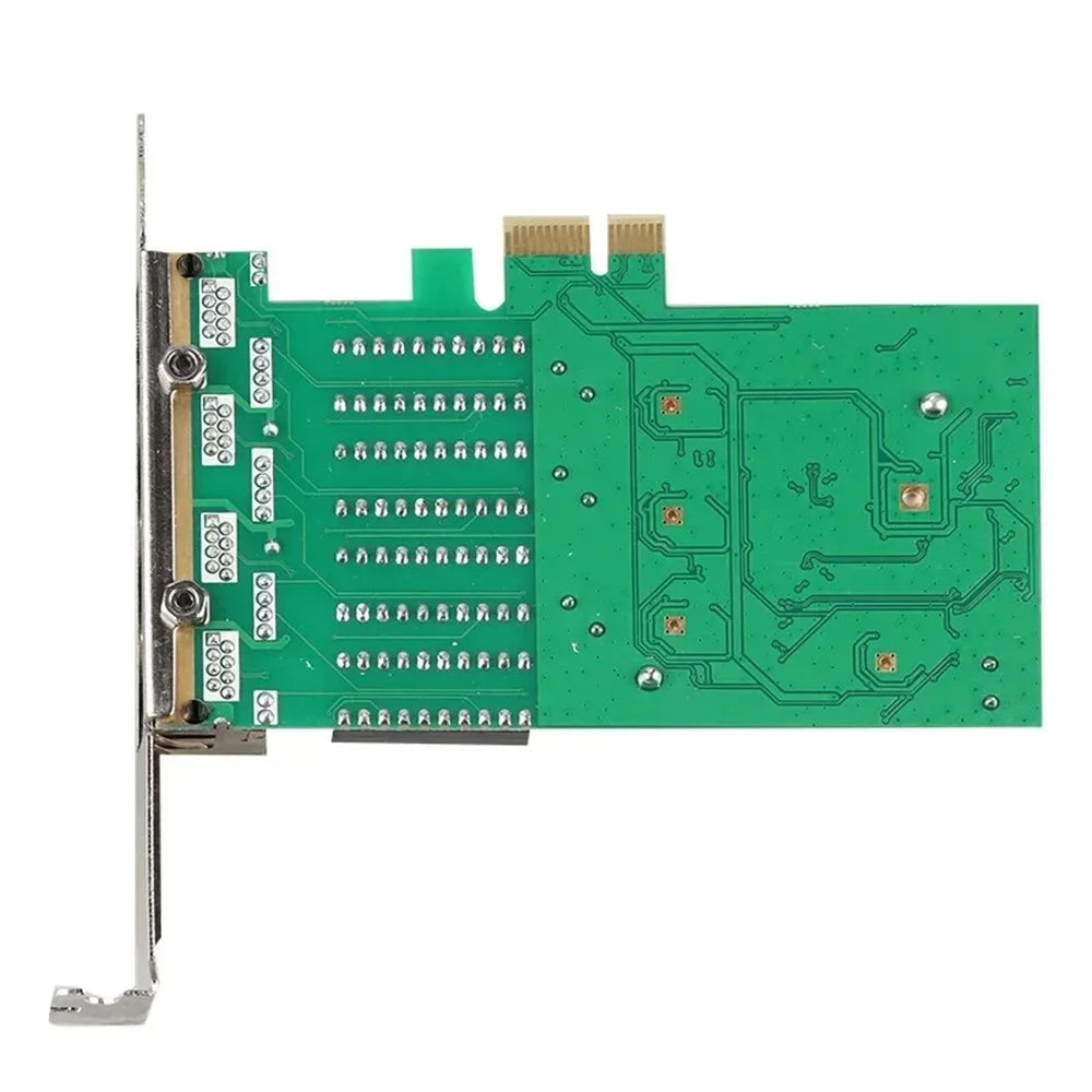 TXA066 RTL8111H 4 RJ45 Ports Gigabit Network Card 1000Mbps High Speed PCI-E 1X Network Card - 6