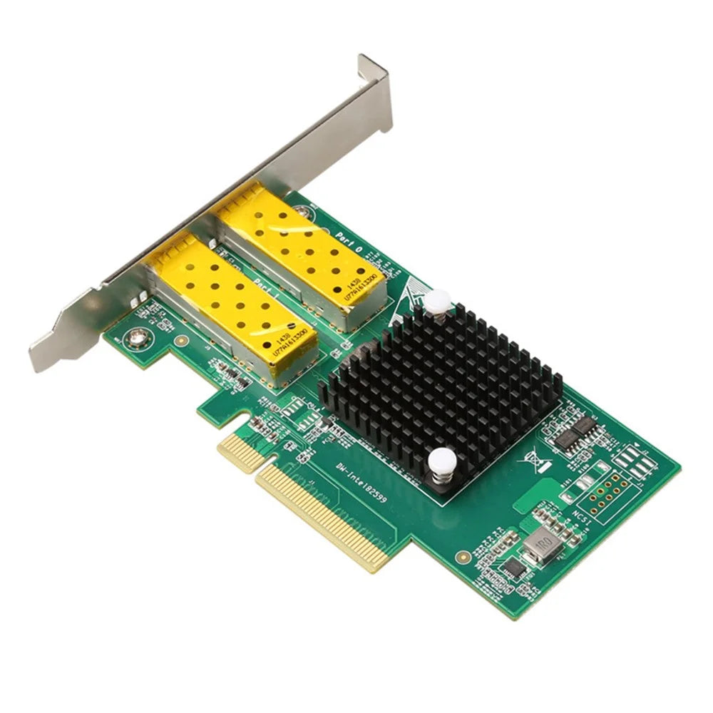 TXA037 PCI-E 8X Intel 82599 Chip 10G Dual-Port Fiber Optic Network Card for Desktop Computer - 2