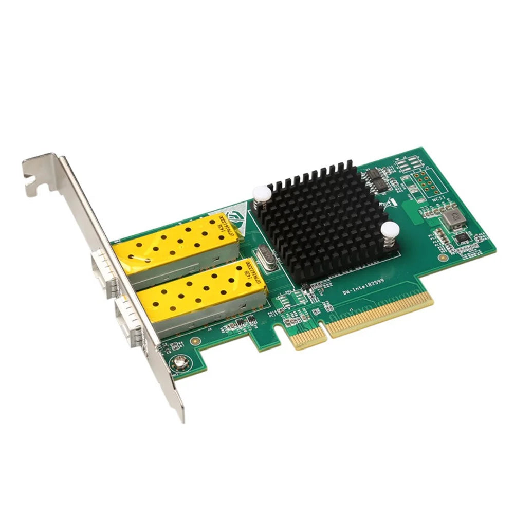 TXA037 PCI-E 8X Intel 82599 Chip 10G Dual-Port Fiber Optic Network Card for Desktop Computer - 4