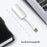TXA086 2.5G Ethernet Adapter Plug and Play USB to Gigabit Hub Adapter for Notebook / Tablet / TV Box - White - 6