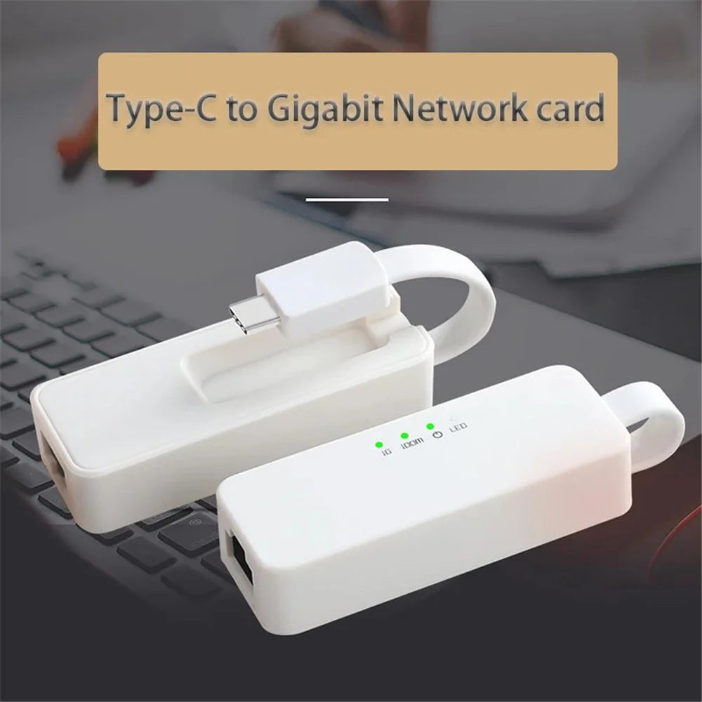 TXA062 1000Mbps USB-C to Gigabit Hub Adapter Plug and Play Network Adapter - 6