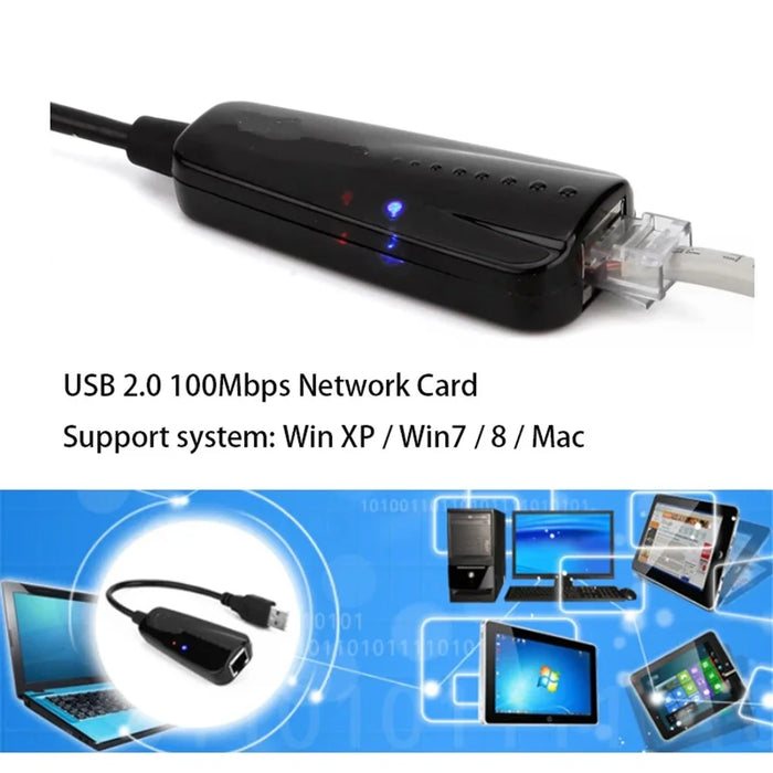 TXA041 USB to RJ45 Network Adapter Home Office 100Mbps Network Cable Connector - 4