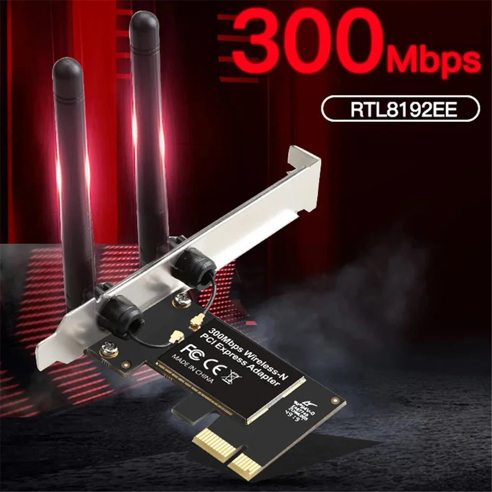 TXA081 Desktop Computer 300Mbps WiFi Card Internal Network Card WiFi Receiver - 2