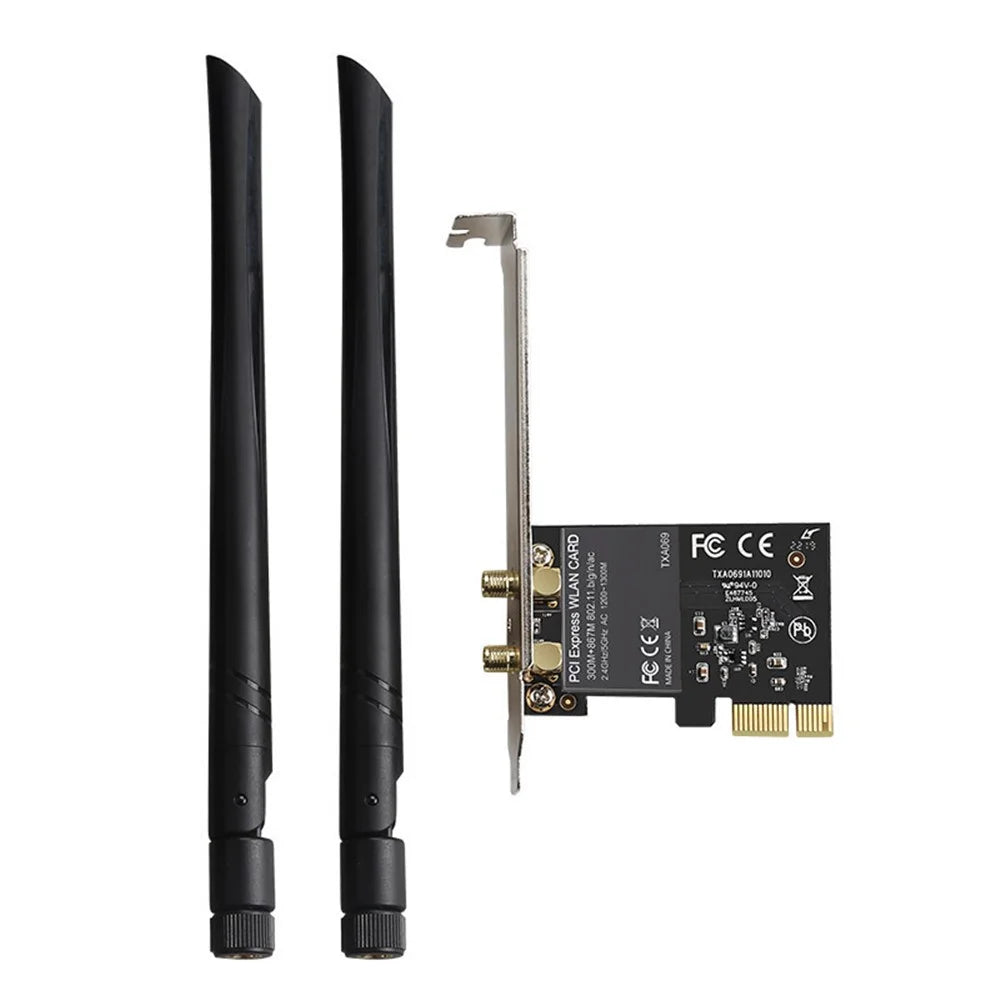 TXA069 2.4G / 5G Dual Band WiFi Adapter Gigabit Wireless Network Card for Desktop PC - 1