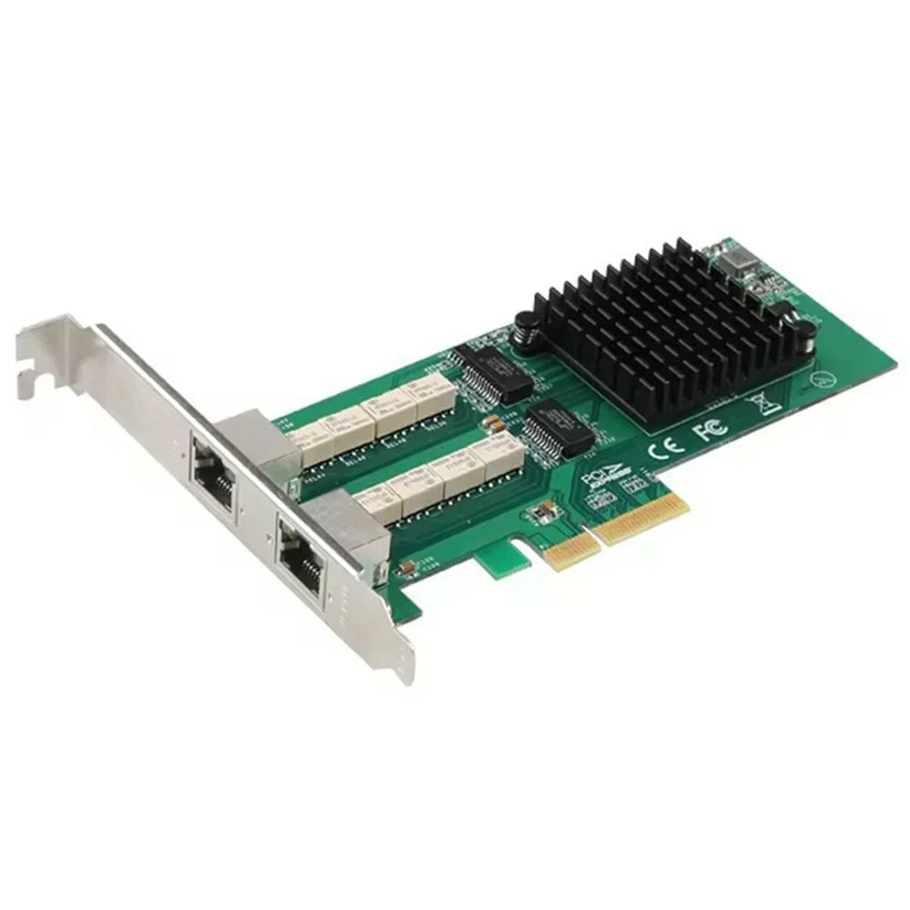 TXA200 Intel I350 Dual Port RJ45 1000Mb / s Network Card PCI-E 4X Gigabit Server Network Card - 1