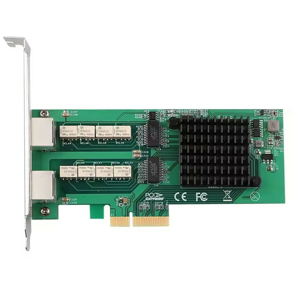 TXA200 Intel I350 Dual Port RJ45 1000Mb / s Network Card PCI-E 4X Gigabit Server Network Card - 3