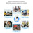 M5-E Portable LTE 4G WiFi Router Pocket Hotspot Wireless Internet Repeater for Travel, Eurasia Version - 5