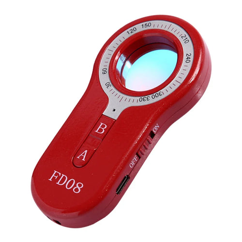FD08 Vibration / Alert Dual Mode Signal Detector Personal Privacy Protection Device Multi-Function Scanner - Red - 1