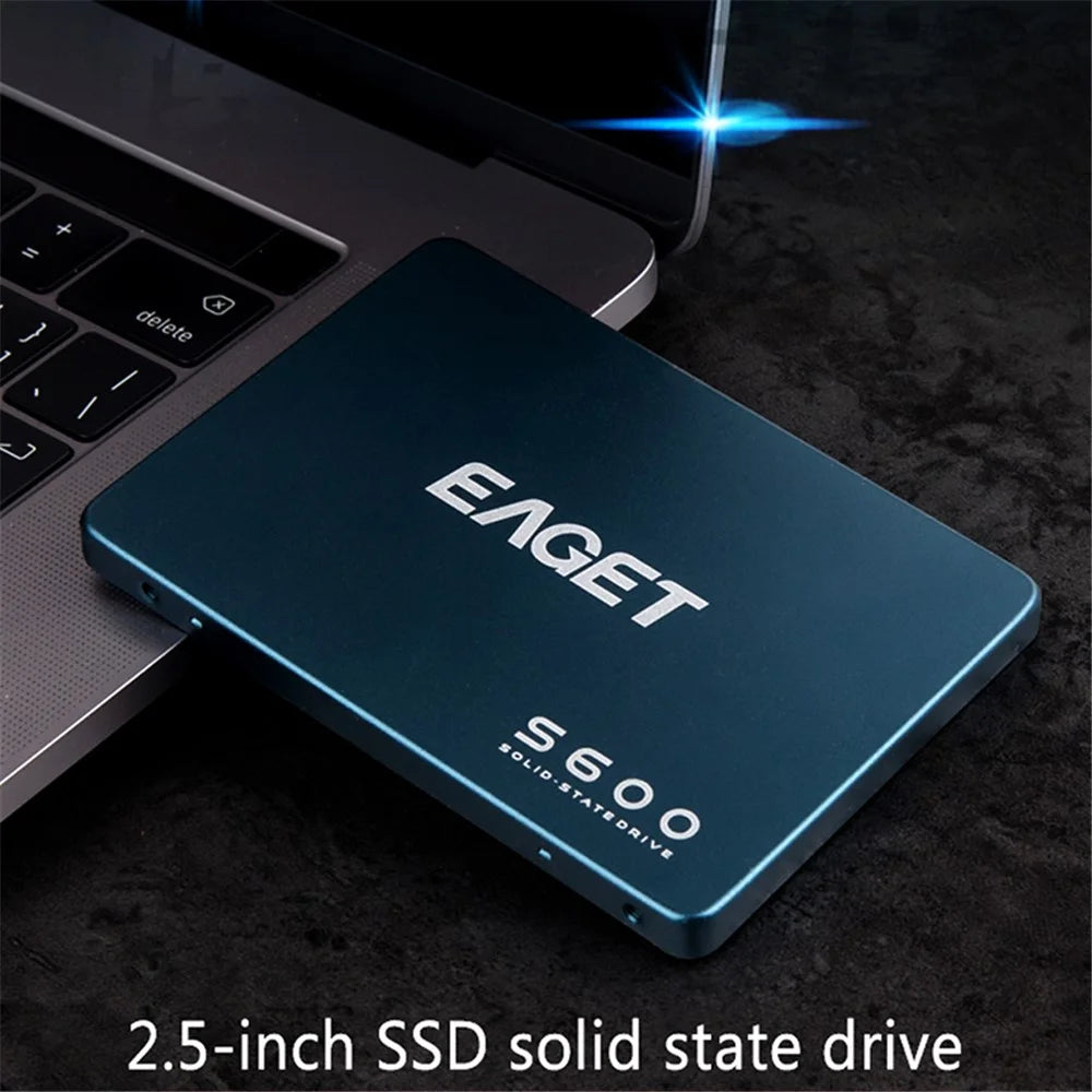 EAGET S600 SSD 2.5 Inch SATA III Internal Solid State Drive SSD - 128GB - 6