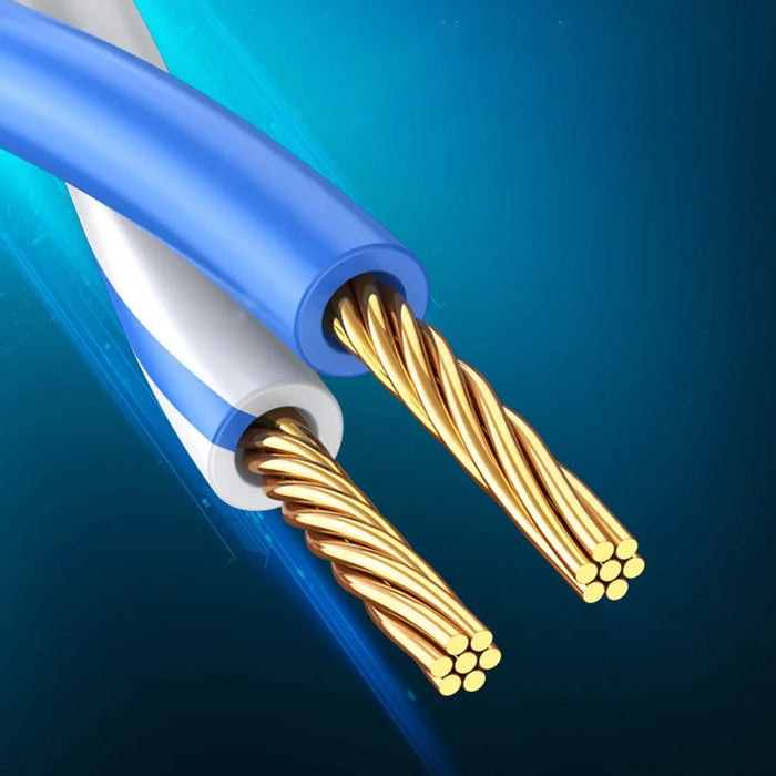 CABLECREATION CL0045 2m Cat6a LAN Network Cable 10Gbps Pure Copper Thin Cord Computer Router Connection Cable - Straight - 5