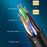 CABLECREATION CL0045 1m Pure Copper Cat6a Network Cable 10Gbps Thin Cord Computer Router RJ45 Ethernet Cable - Straight - 6